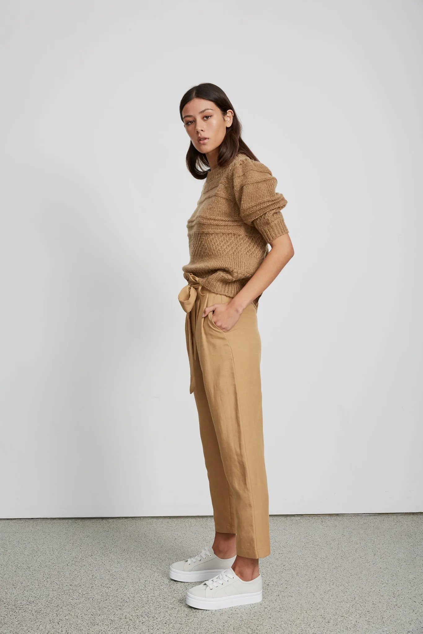Little Lies Jessica Pants (Camel)