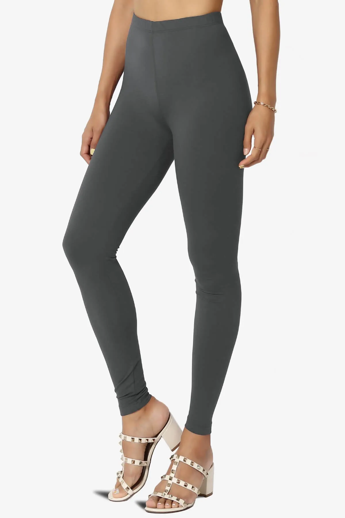 Loreen High Rise Microfiber Ankle Leggings