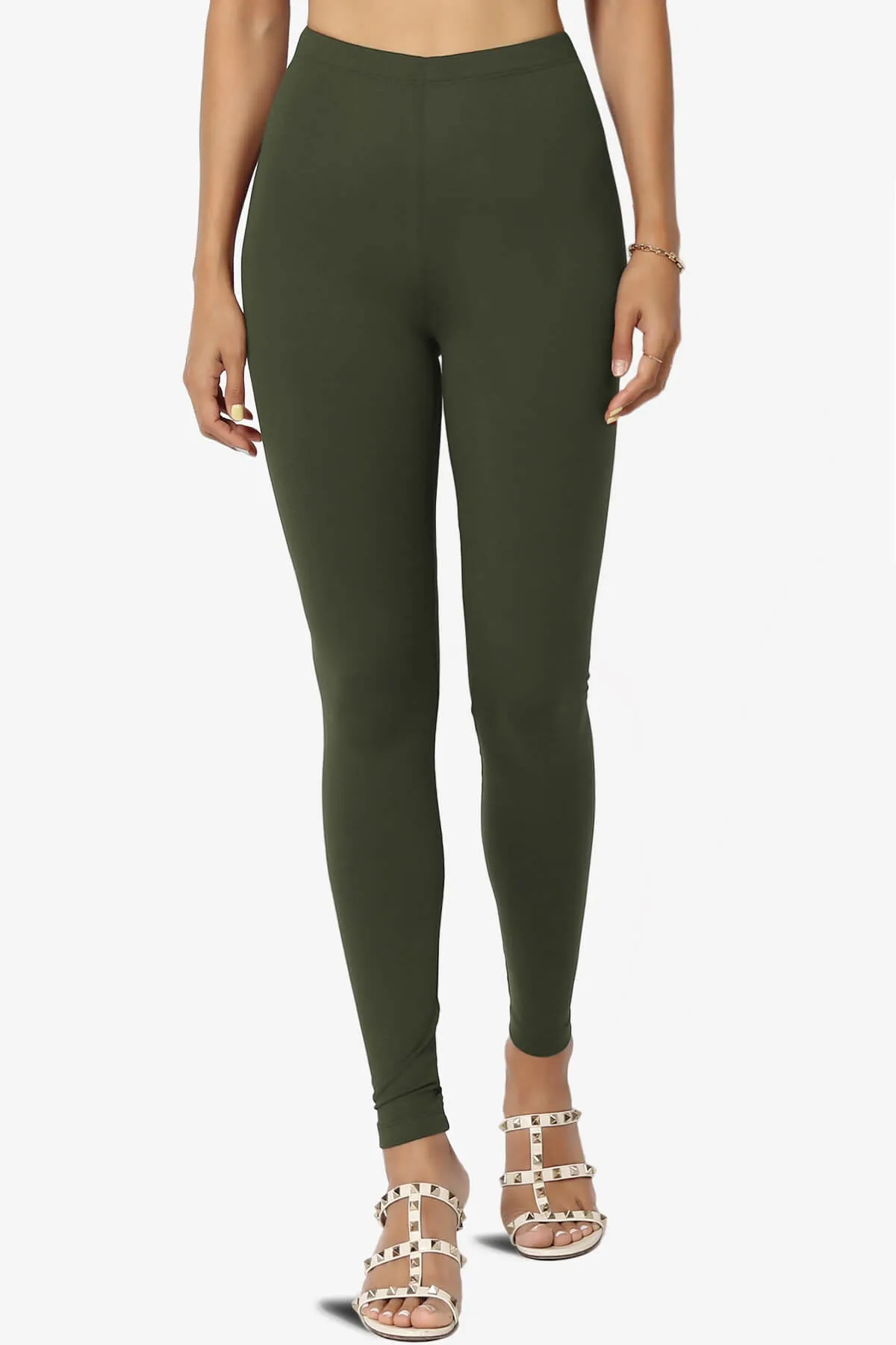 Loreen High Rise Microfiber Ankle Leggings