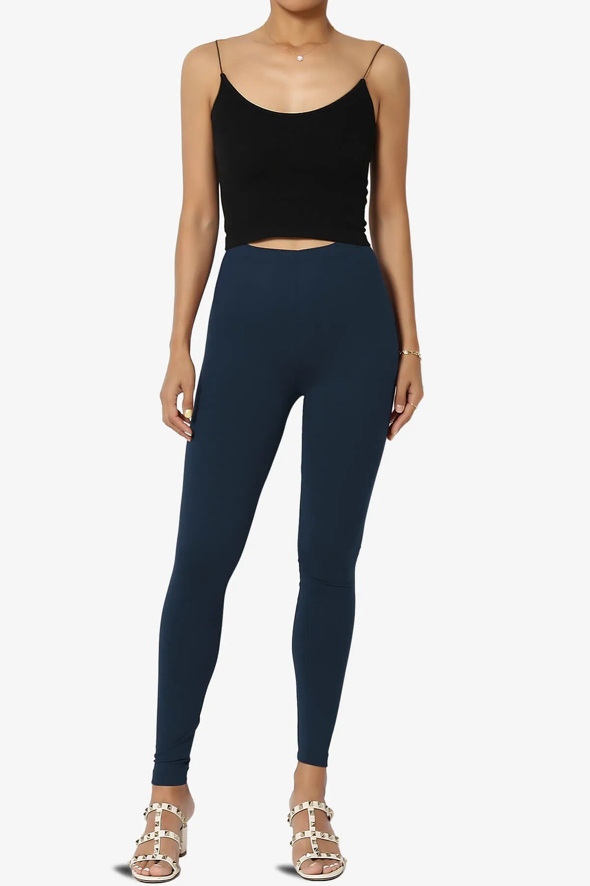 Loreen High Rise Microfiber Ankle Leggings