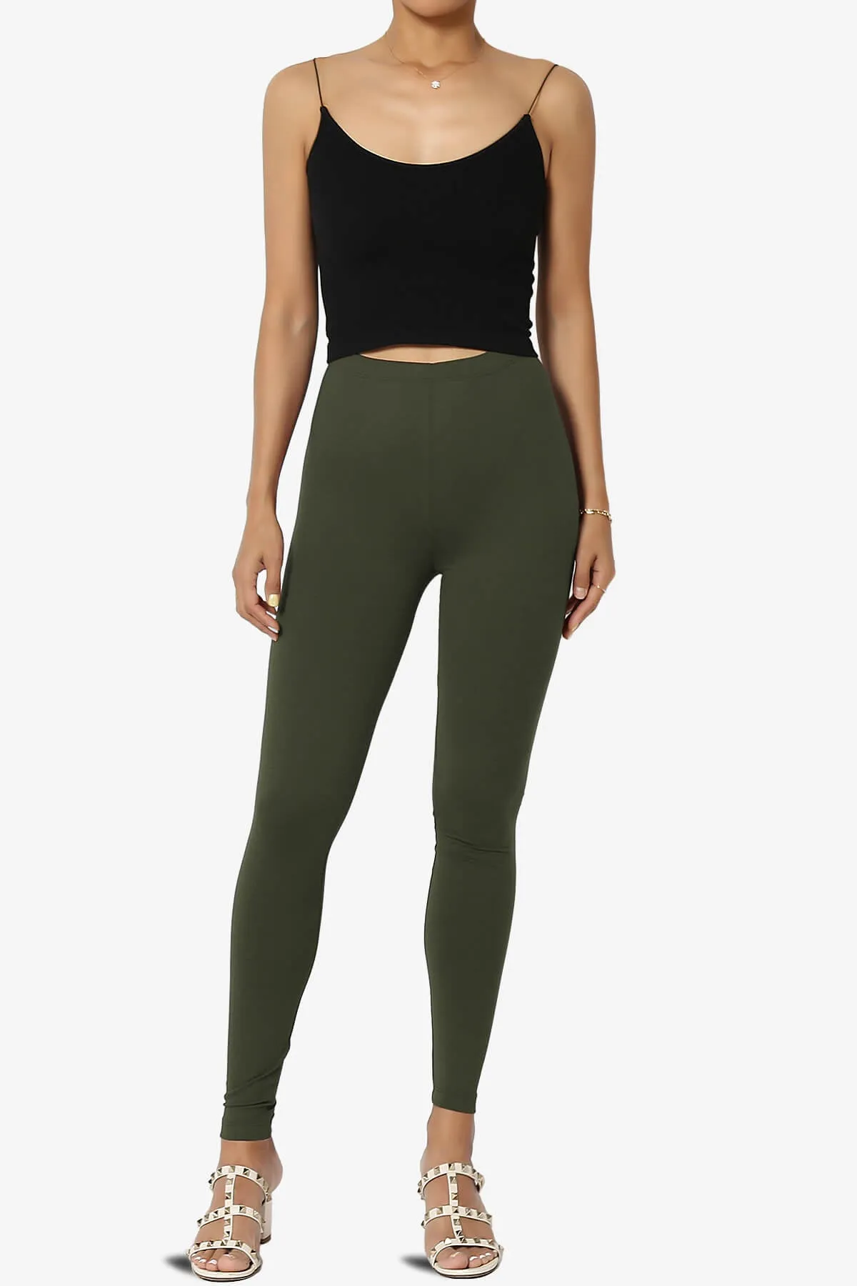 Loreen High Rise Microfiber Ankle Leggings