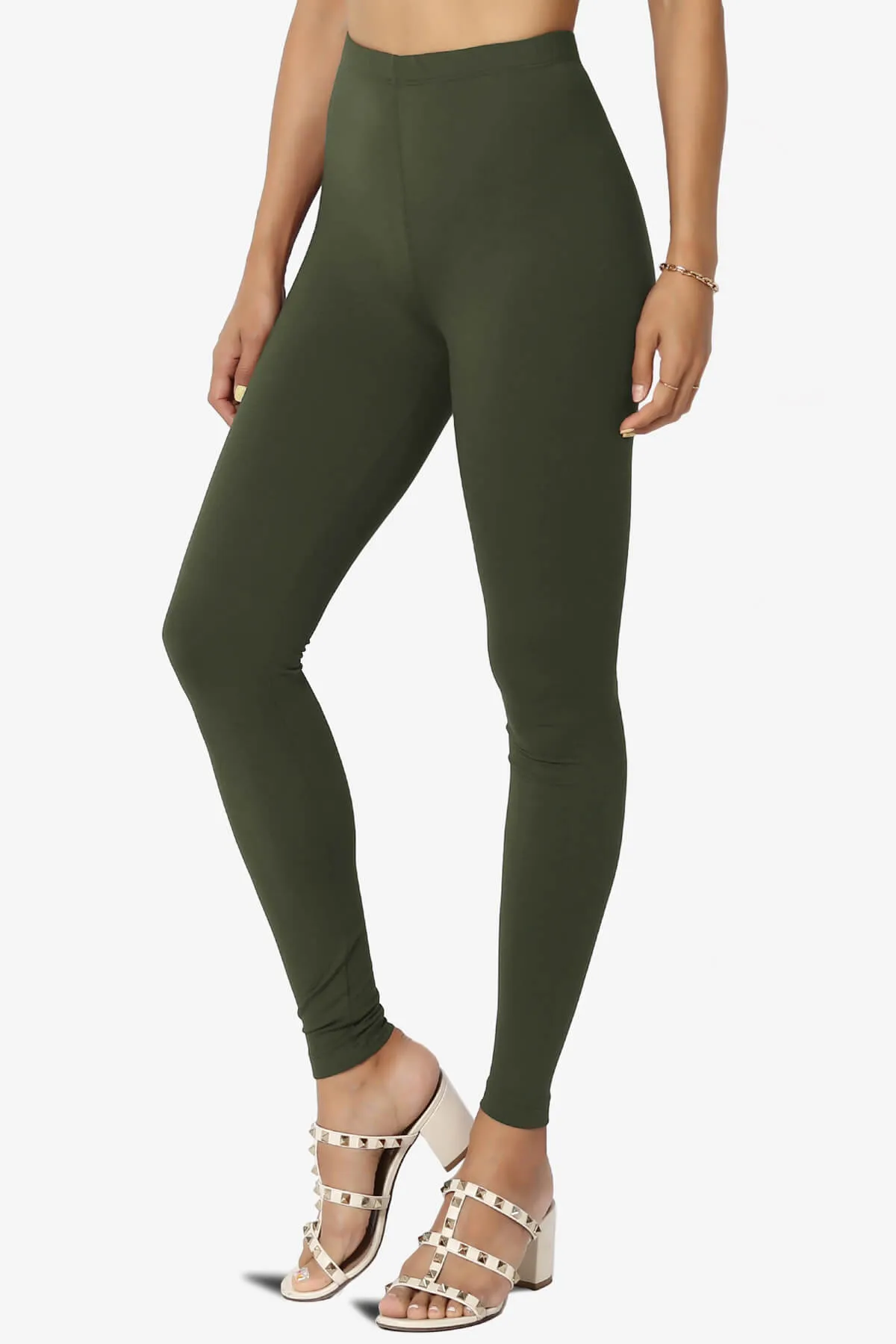 Loreen High Rise Microfiber Ankle Leggings
