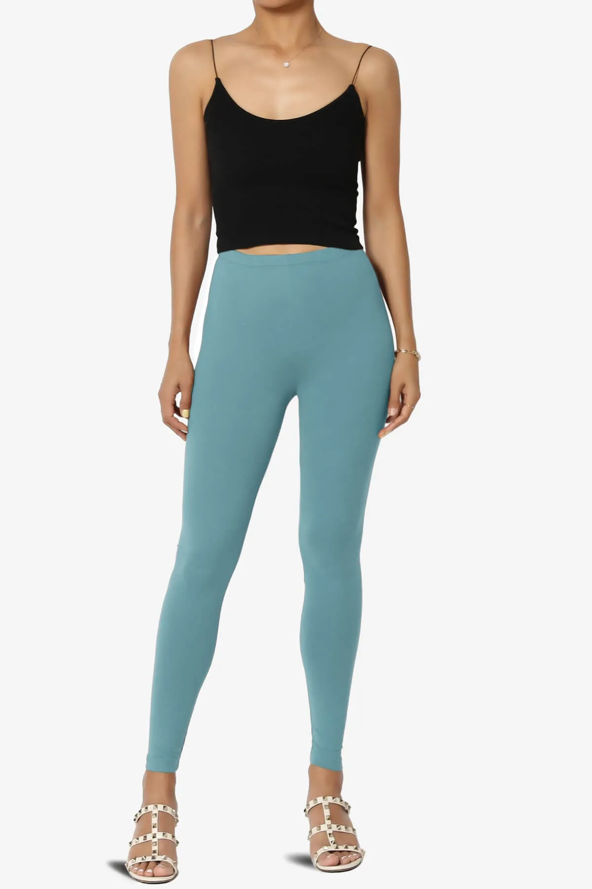 Loreen High Rise Microfiber Ankle Leggings