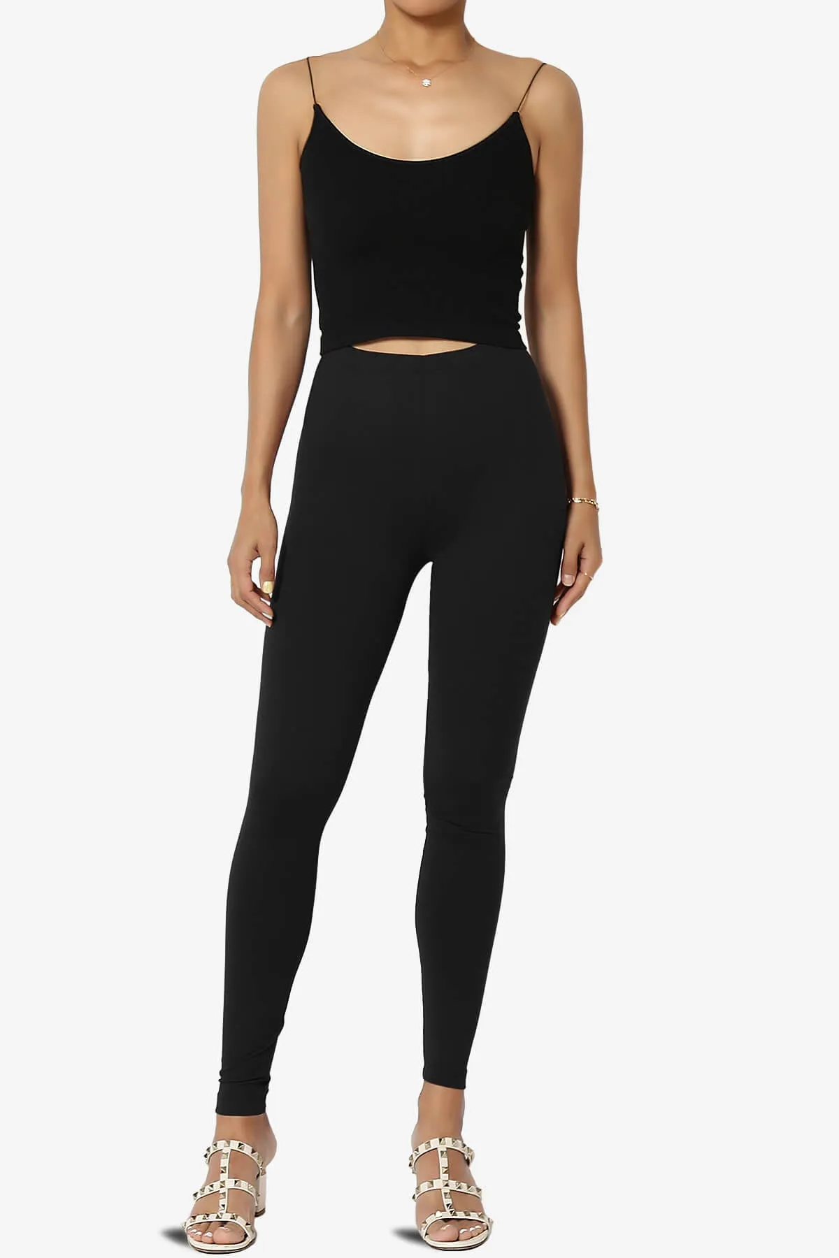 Loreen High Rise Microfiber Ankle Leggings