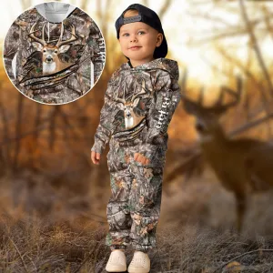 Love Hunting - Personalized Hunting Kid Hoodie & Kid Jogger Sweatpants