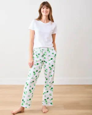 Lucky Clover - Petite PJ Pants - Cloud