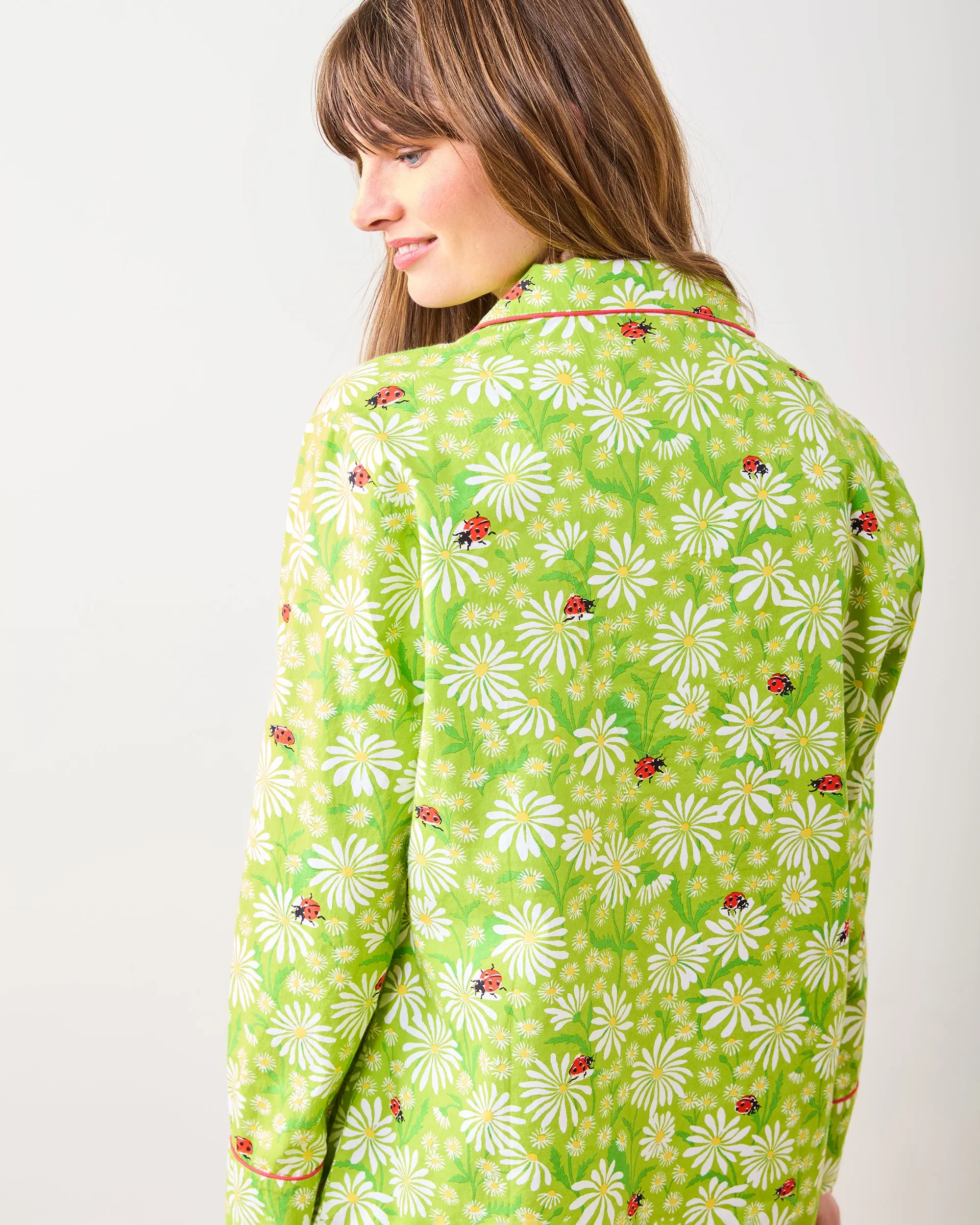 Lucky Daisy - Long PJ Set - Lime Twist