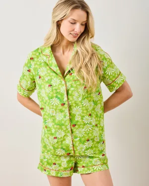 Lucky Daisy - Short PJ Set - Lime Twist