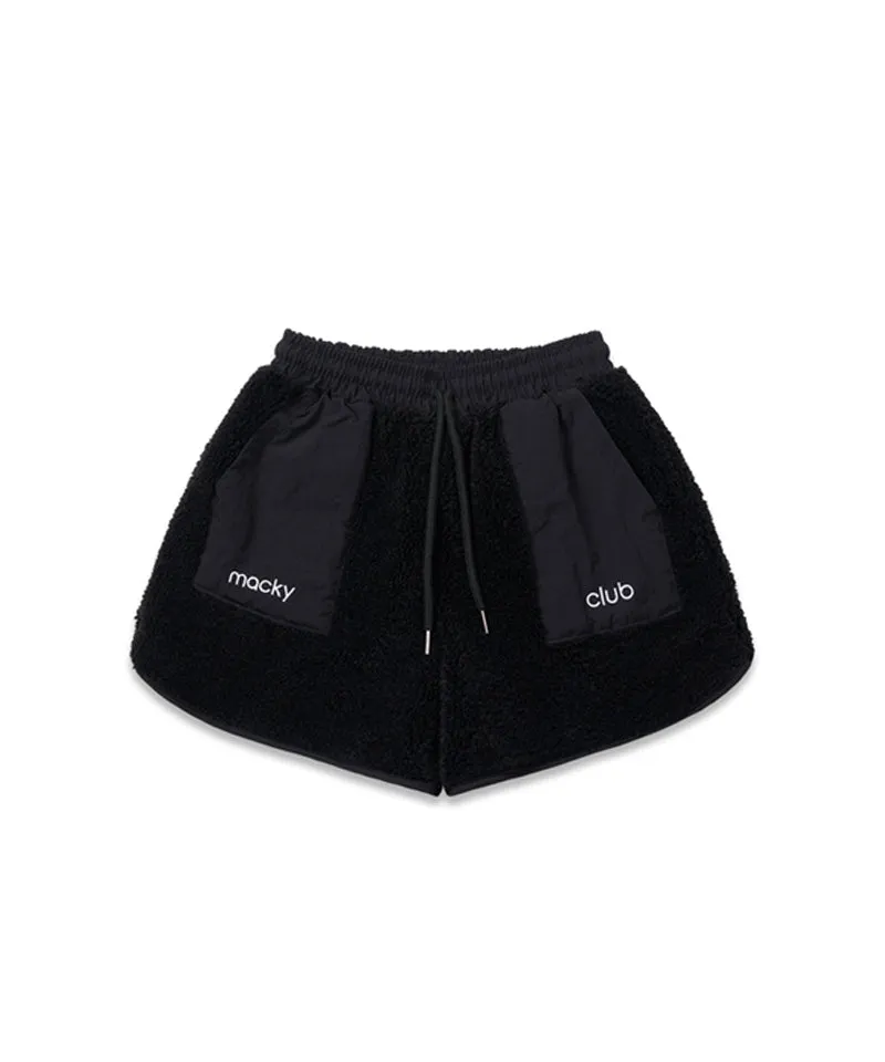 MACKY Golf: Boucle Out Pocket Pants - Black