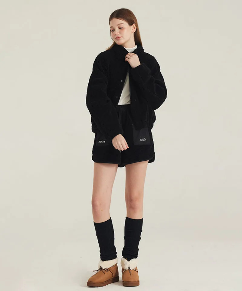 MACKY Golf: Boucle Out Pocket Pants - Black