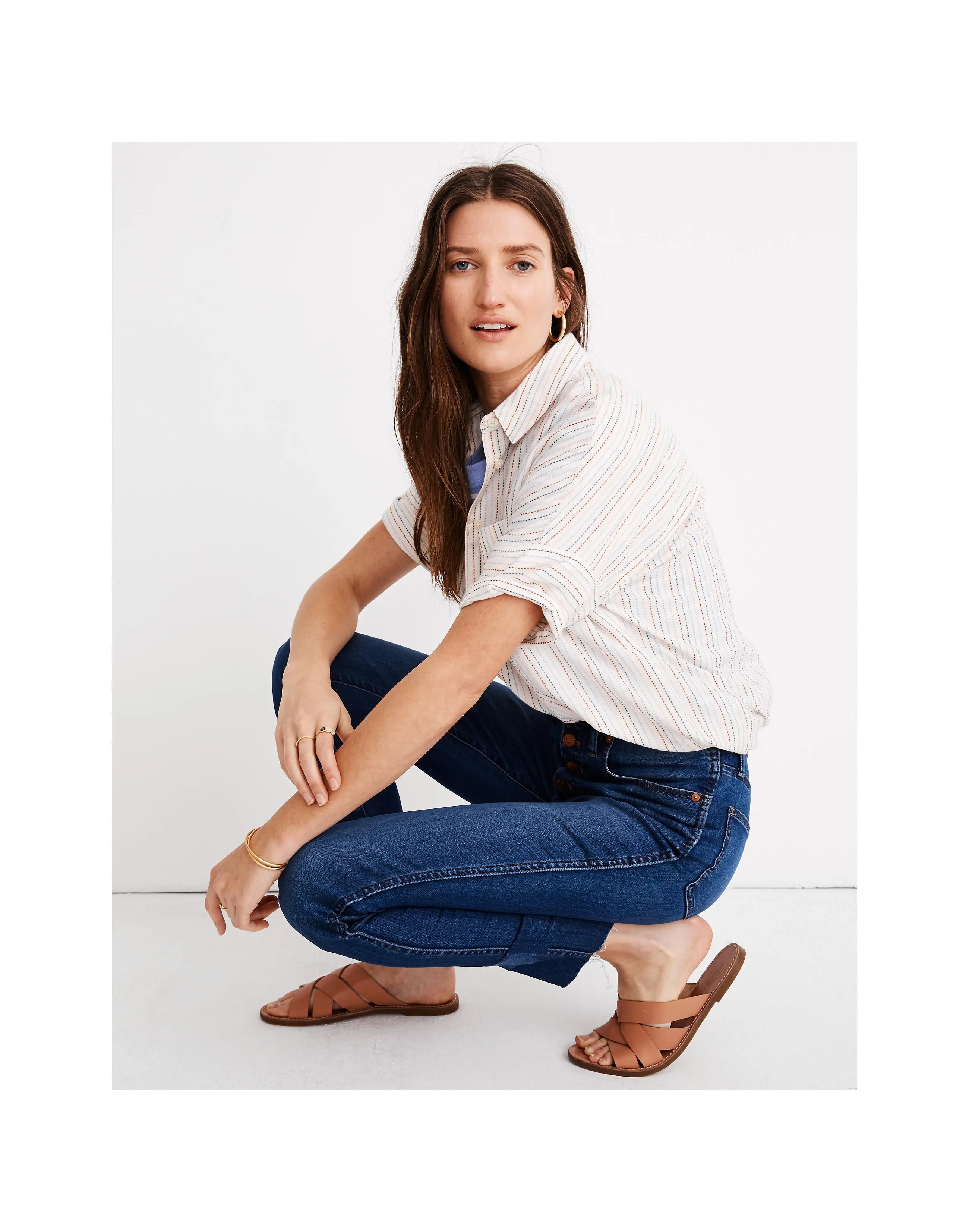 Madewell 10" High-Rise Skinny Crop Denim Jeans