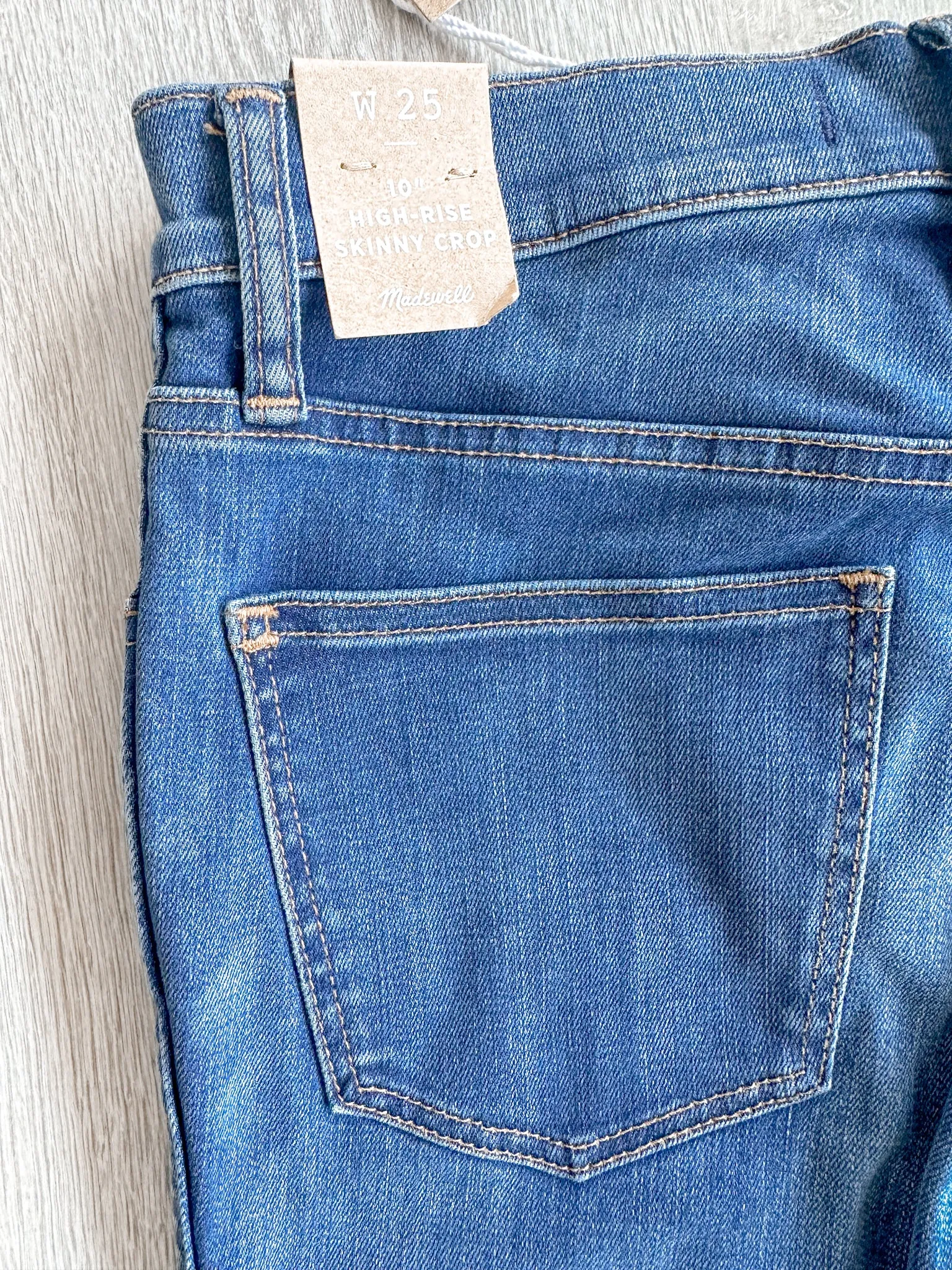 Madewell 10" High-Rise Skinny Crop Denim Jeans