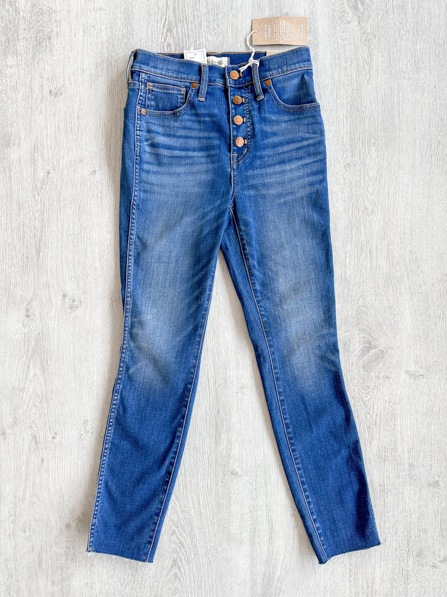 Madewell 10" High-Rise Skinny Crop Denim Jeans