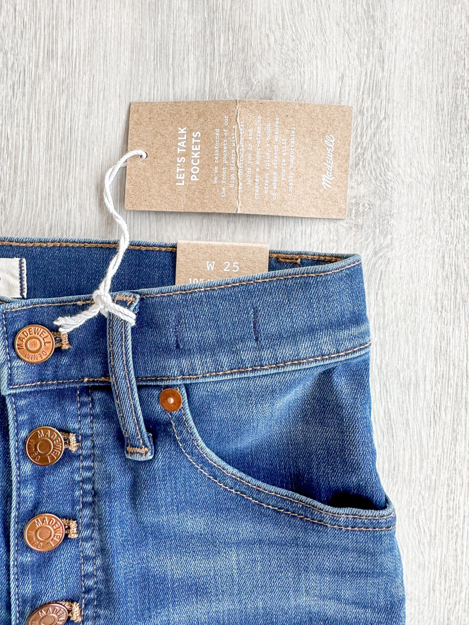 Madewell 10" High-Rise Skinny Crop Denim Jeans