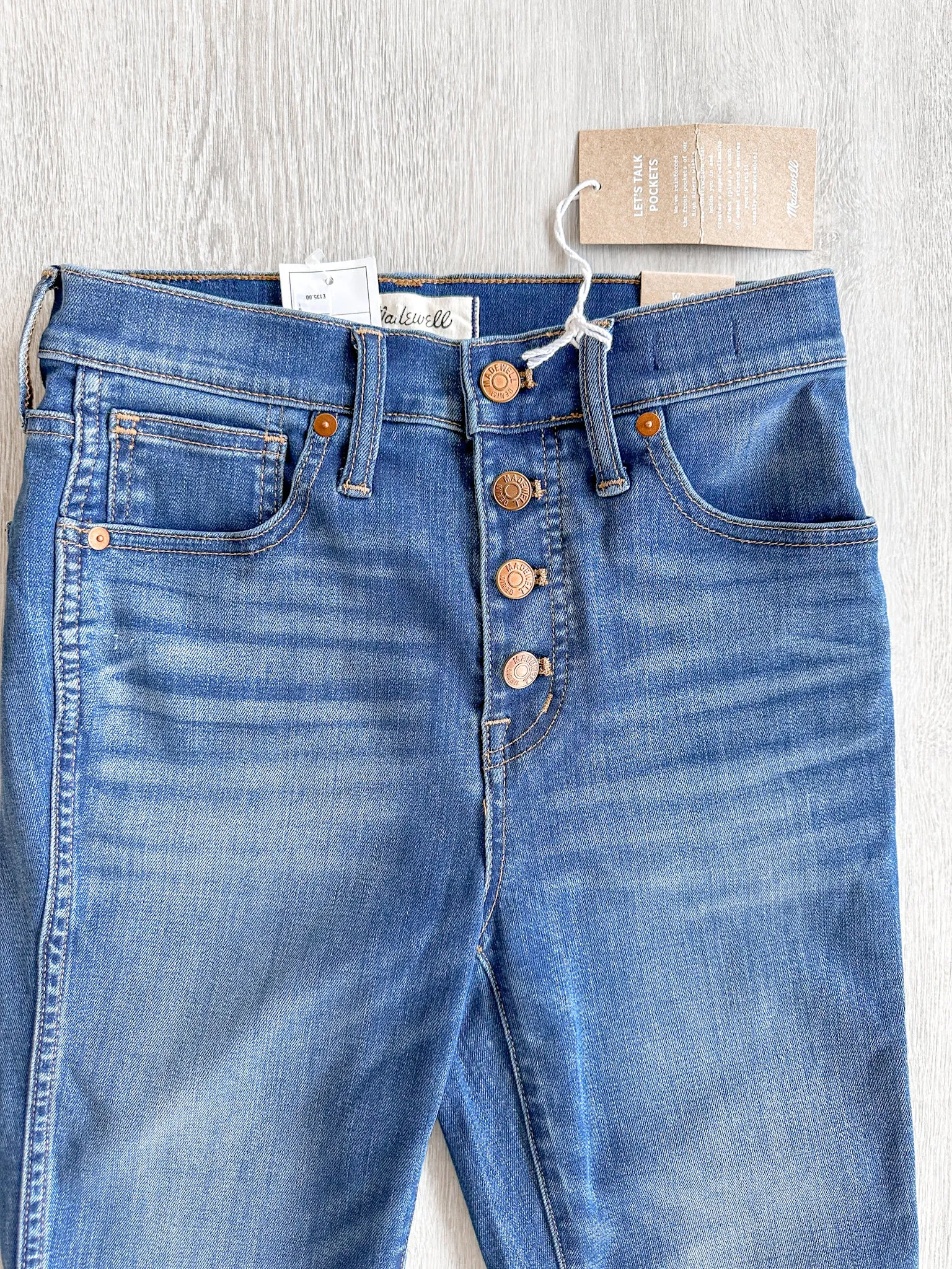 Madewell 10" High-Rise Skinny Crop Denim Jeans