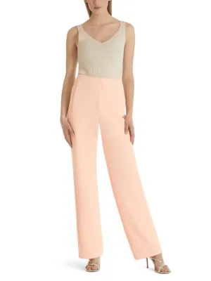 MarcCain High Waisted Pants in Scuba Jersey tc8115j23