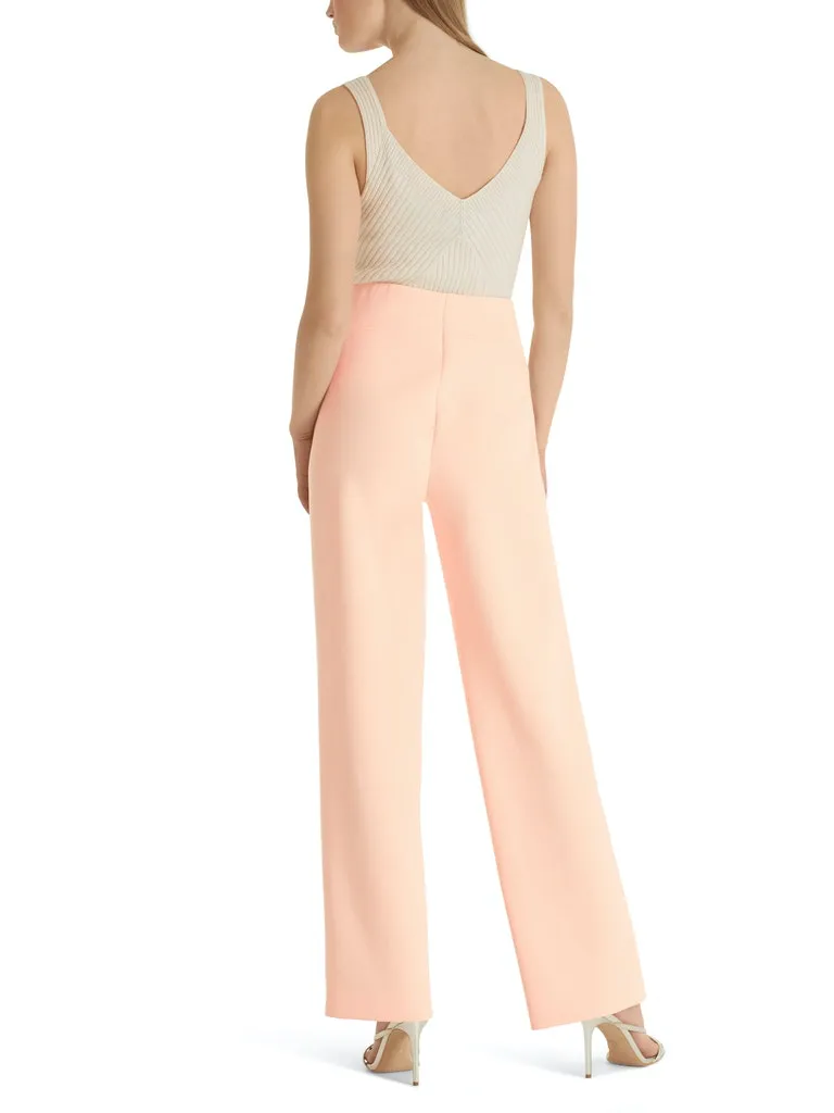 MarcCain High Waisted Pants in Scuba Jersey tc8115j23