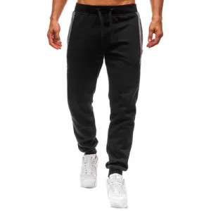 Men's casual twill cotton men's trousers Cotton tights Gray trousers,