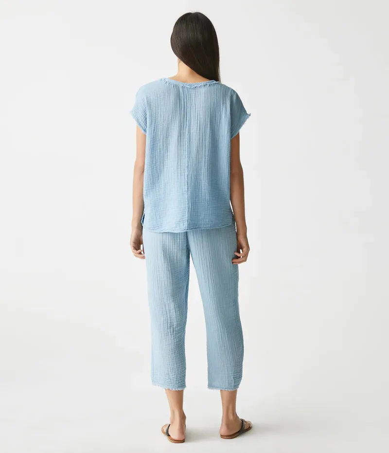 Michael Stars - Ashton Cropped Gauze Pant