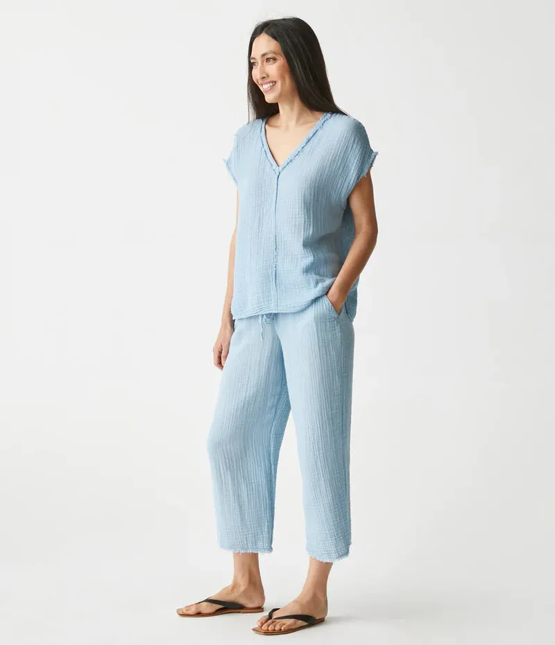 Michael Stars - Ashton Cropped Gauze Pant