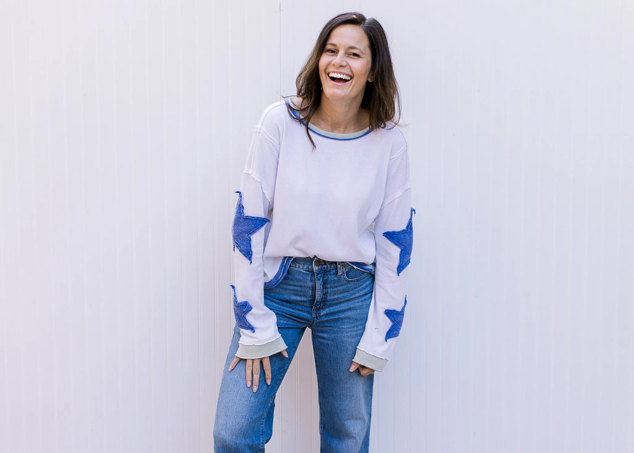 Mineral Washed Star Top