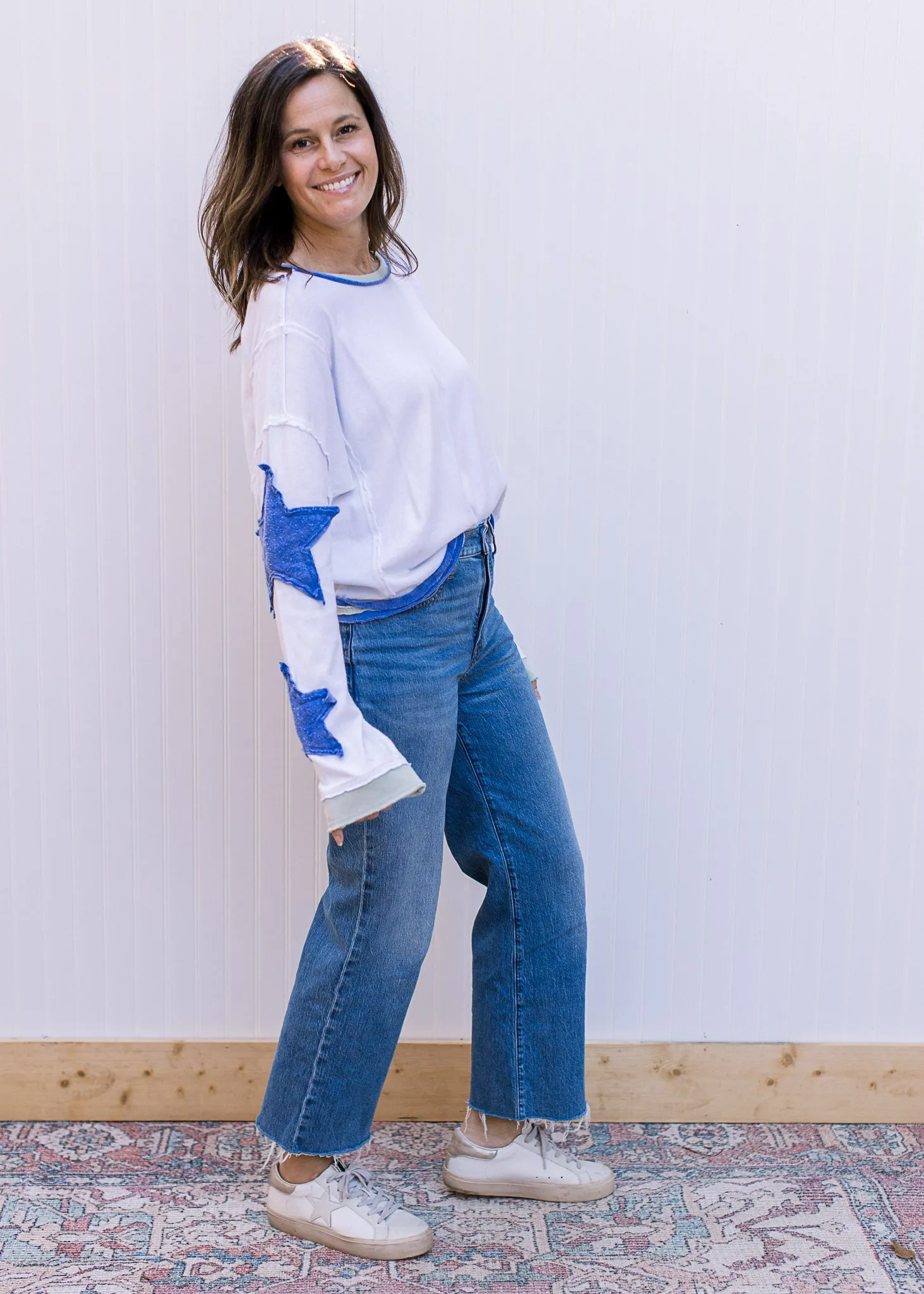Mineral Washed Star Top