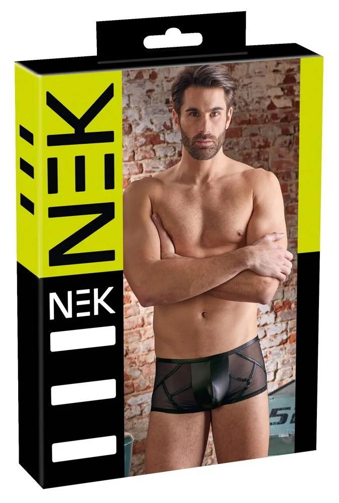 NEK Mens Wetlook and Mesh Pants
