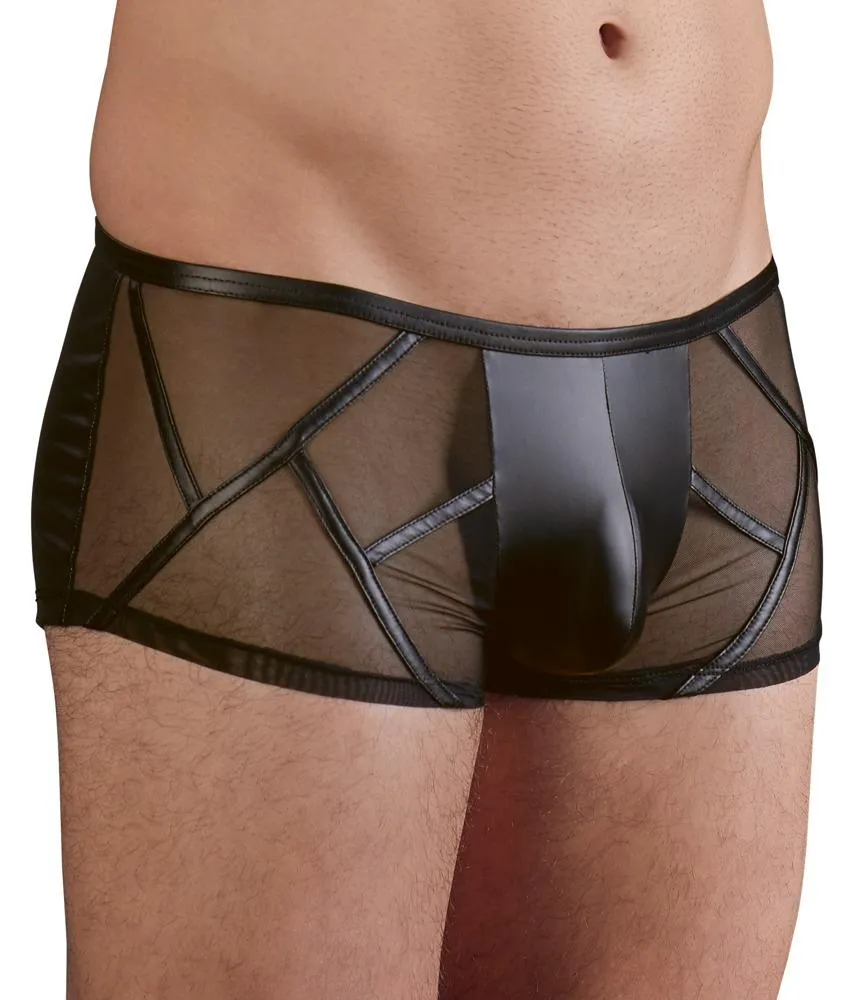 NEK Mens Wetlook and Mesh Pants