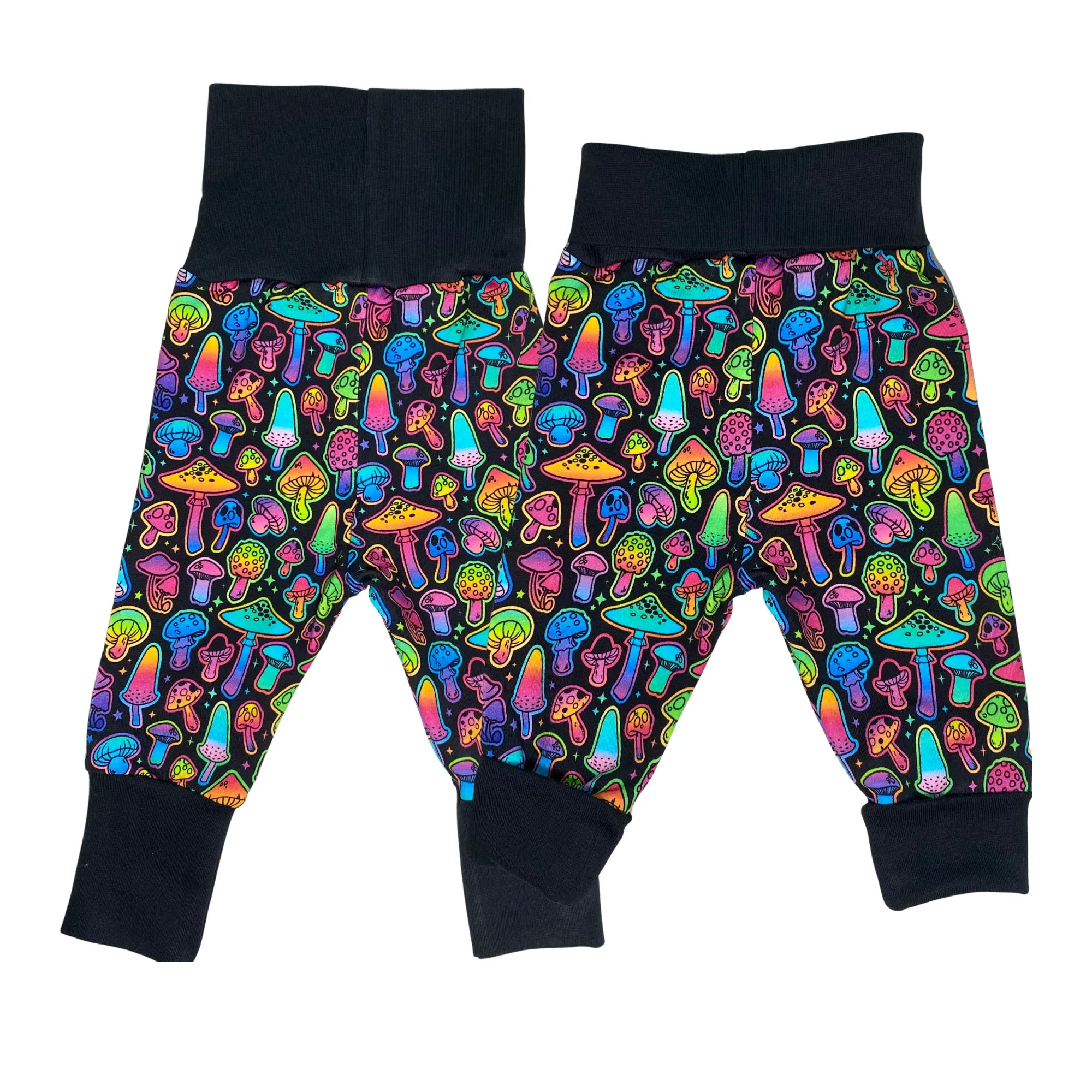Neon Toadstool Print Growth Spurt Jogger Pants