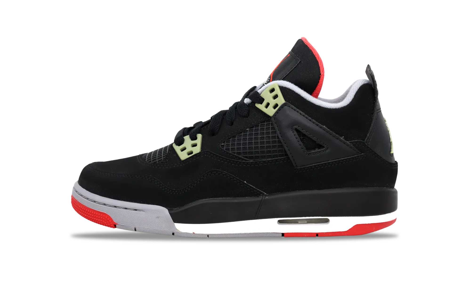 Nike Jordan 4 Retro Bred - Black Cement GS (408452-089) Grade School Size 3Y-7Y