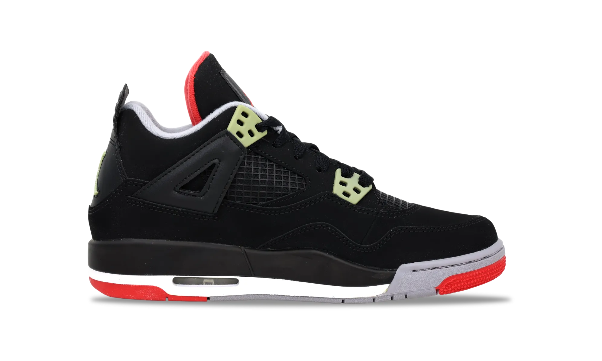Nike Jordan 4 Retro Bred - Black Cement GS (408452-089) Grade School Size 3Y-7Y