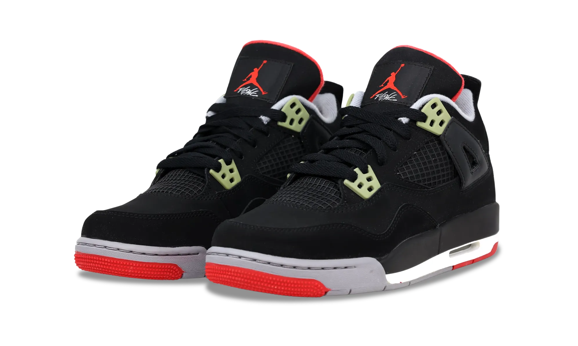 Nike Jordan 4 Retro Bred - Black Cement GS (408452-089) Grade School Size 3Y-7Y