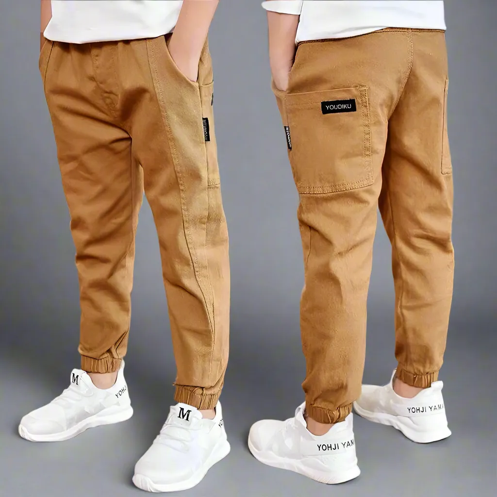 Obsidian Phoenix Boys’ Cotton Casual Sports Pants