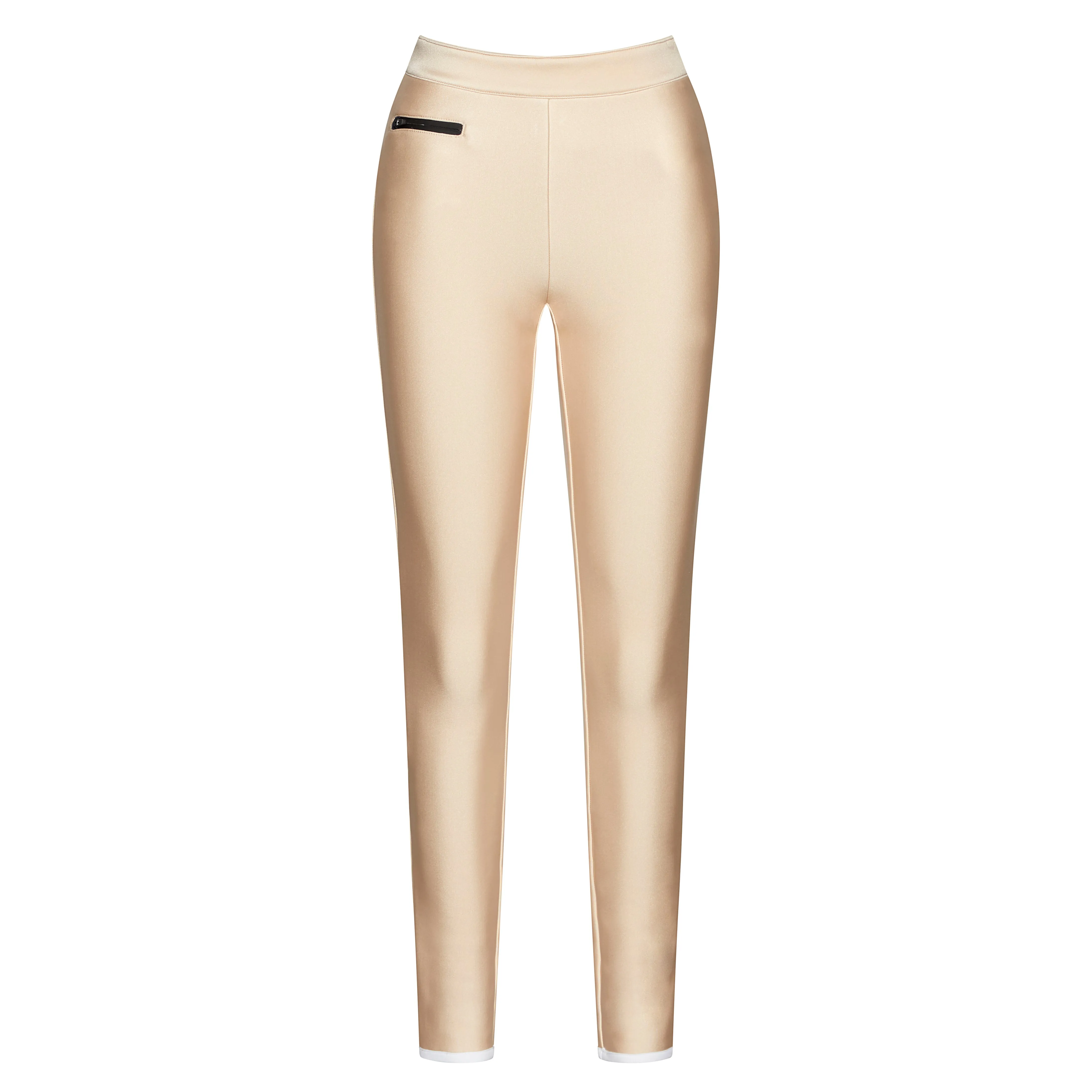 Olivia Slim Leg Metallic Racer Pant