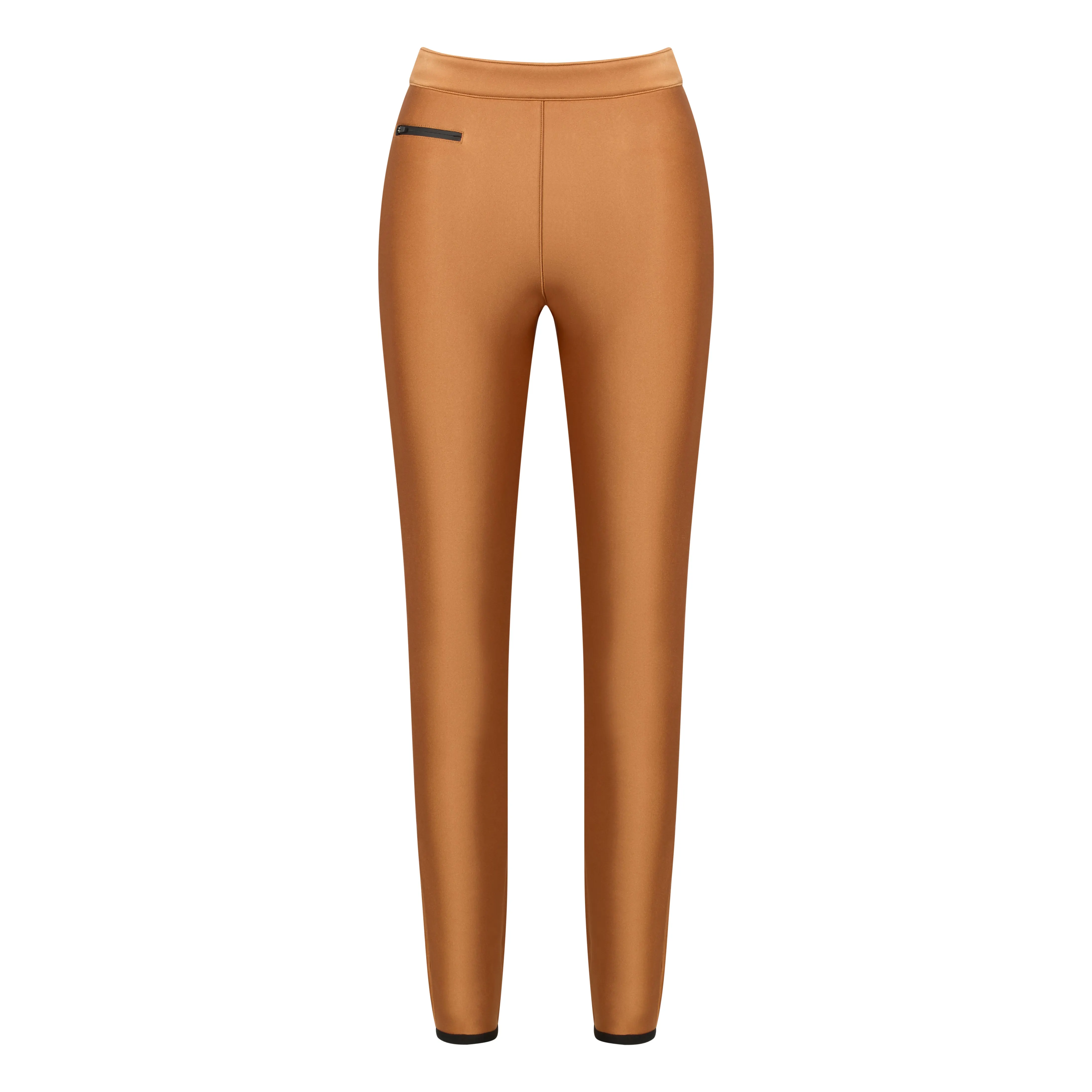 Olivia Slim Leg Metallic Racer Pant