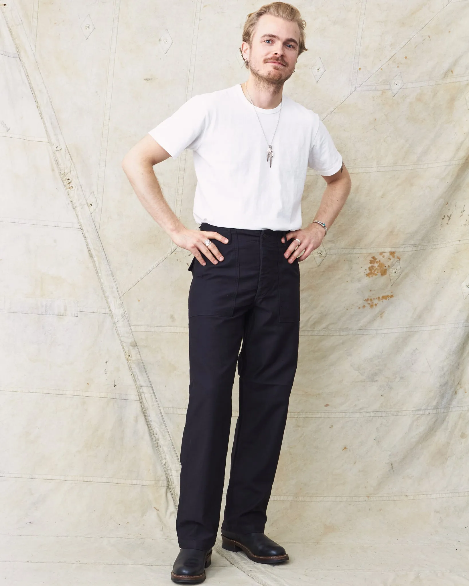 OrSlow 5002 Fatigue Pants Black