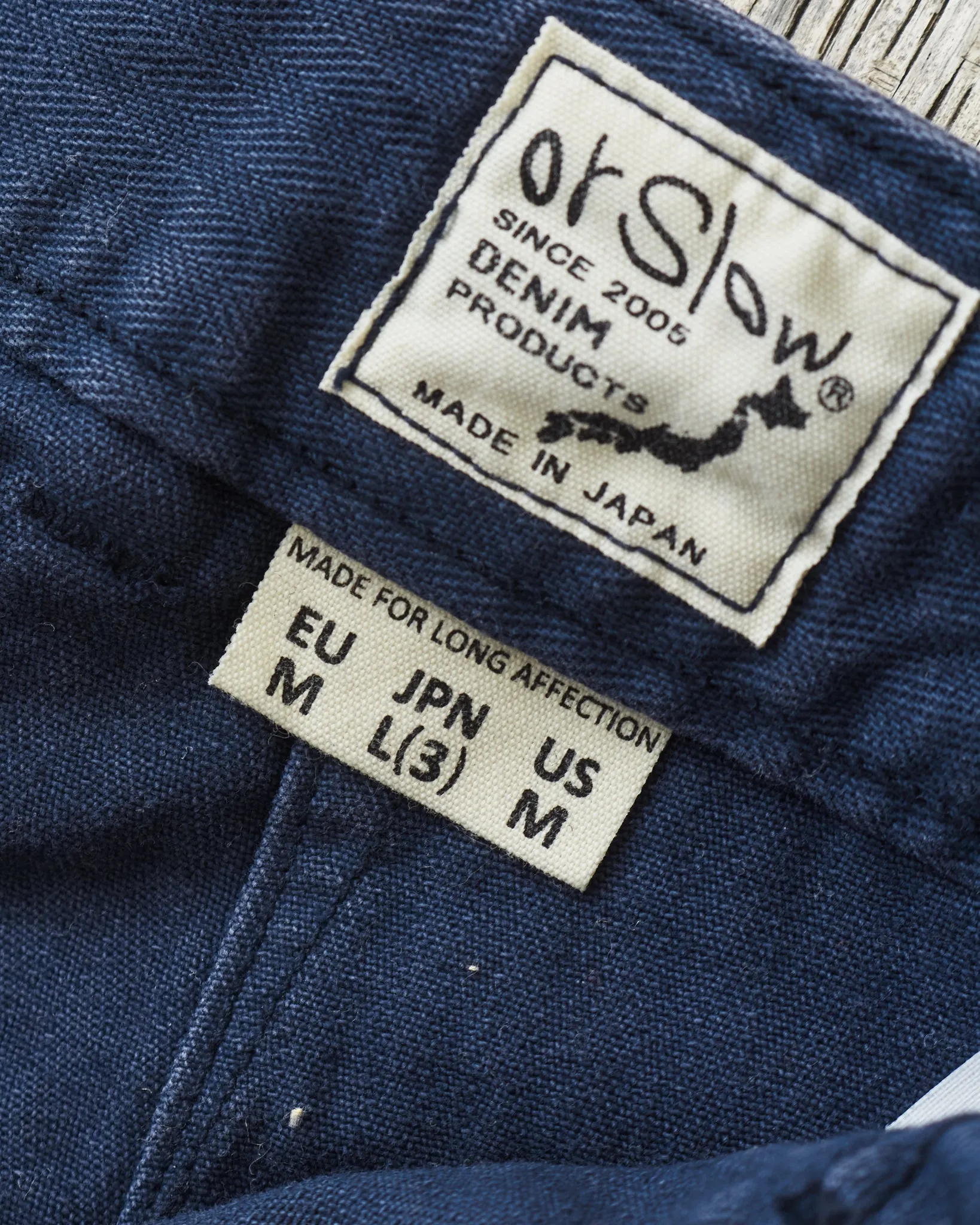 OrSlow 5103 Herringbone Summer Fatigue Trousers Navy