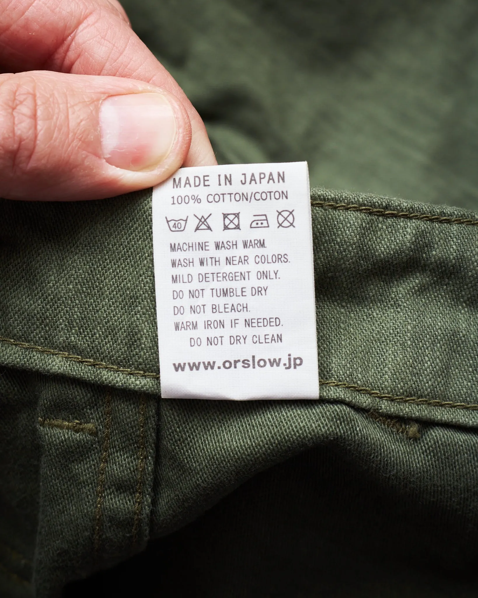 OrSlow Fatigue Shorts Green