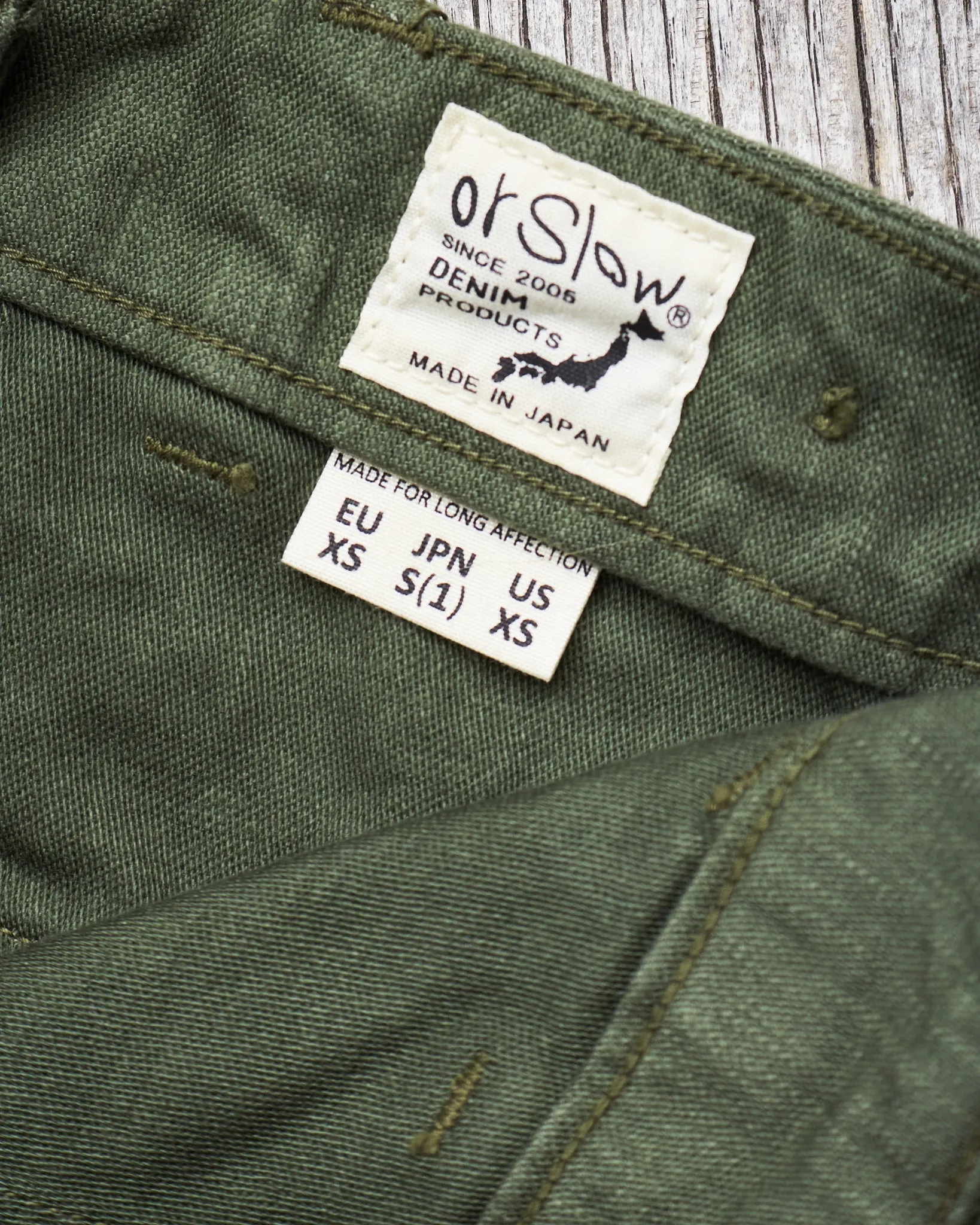 OrSlow Fatigue Shorts Green