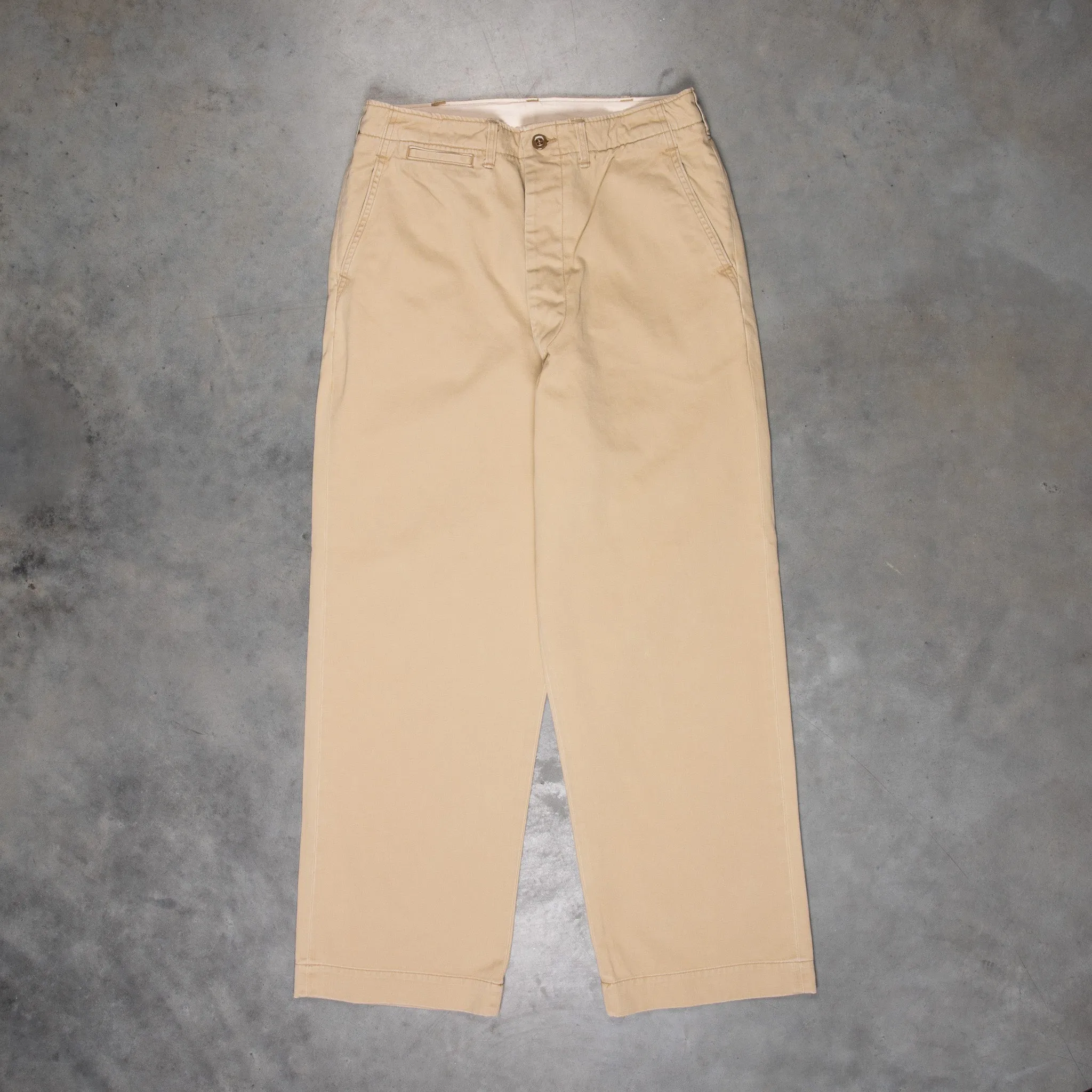 Orslow Vintage Fit Army trousers Khaki Stone Wash