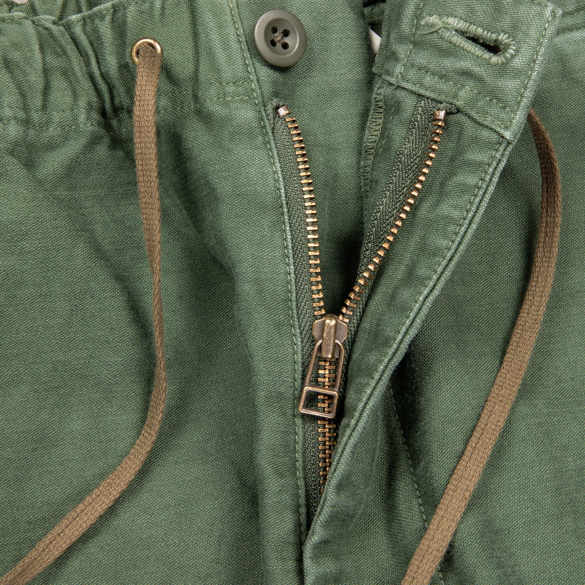 Orslow X Frans Boone Easy Pants Sateen Green Used