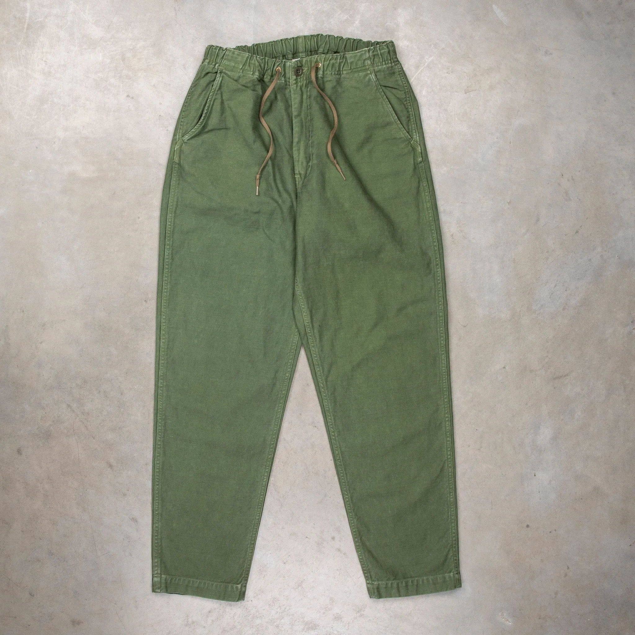 Orslow X Frans Boone Easy Pants Sateen Green Used