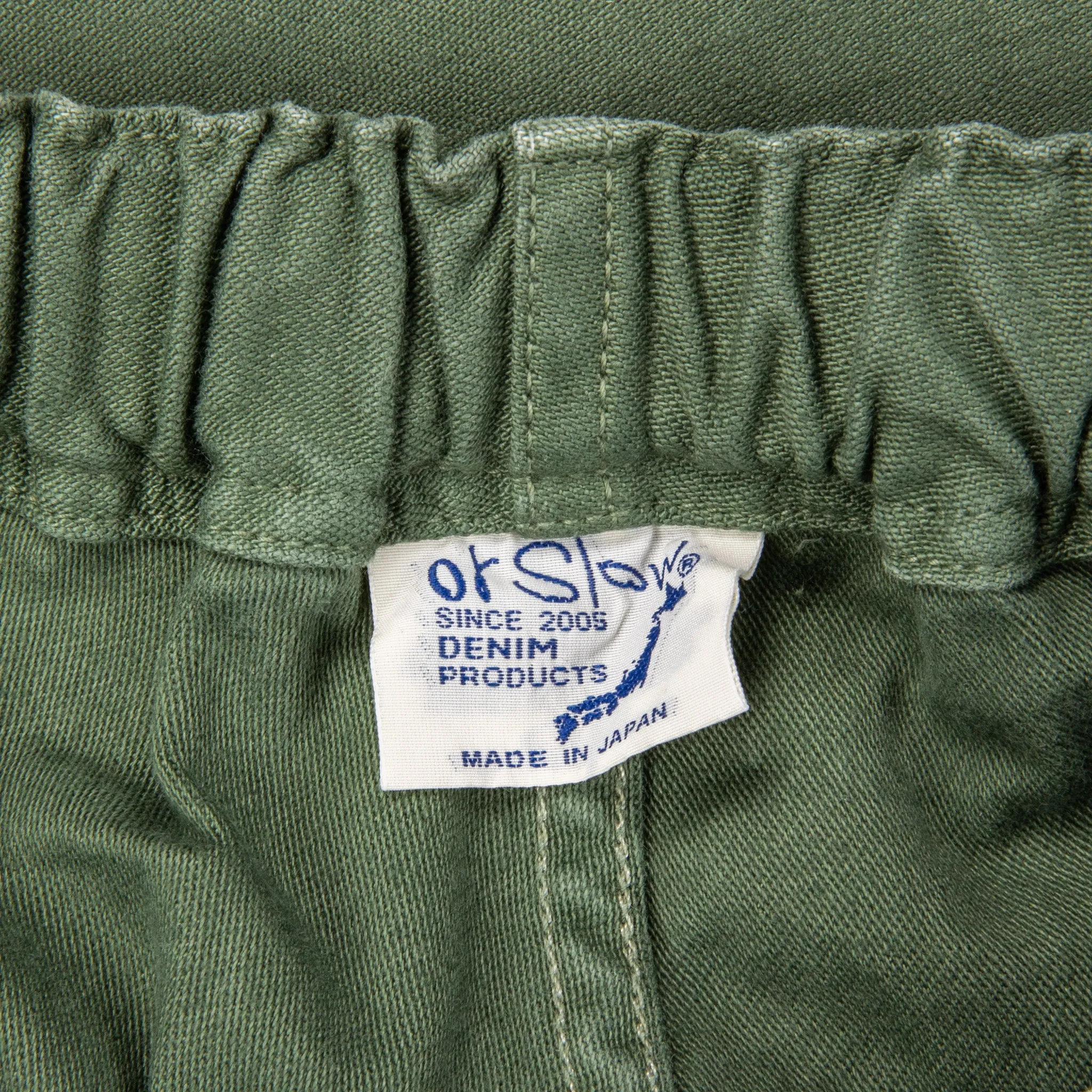Orslow X Frans Boone Easy Pants Sateen Green Used