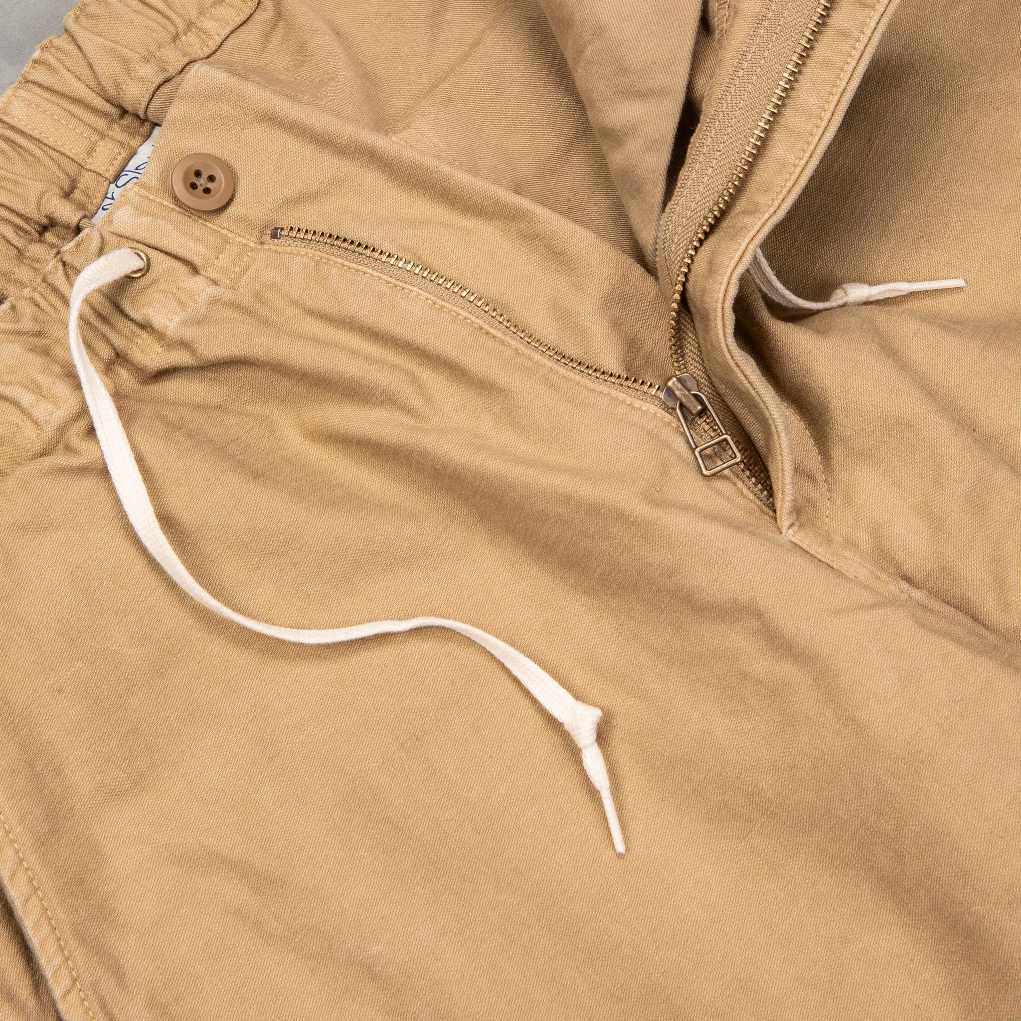 Orslow X Frans Boone Easy Pants Sateen Khaki Stone