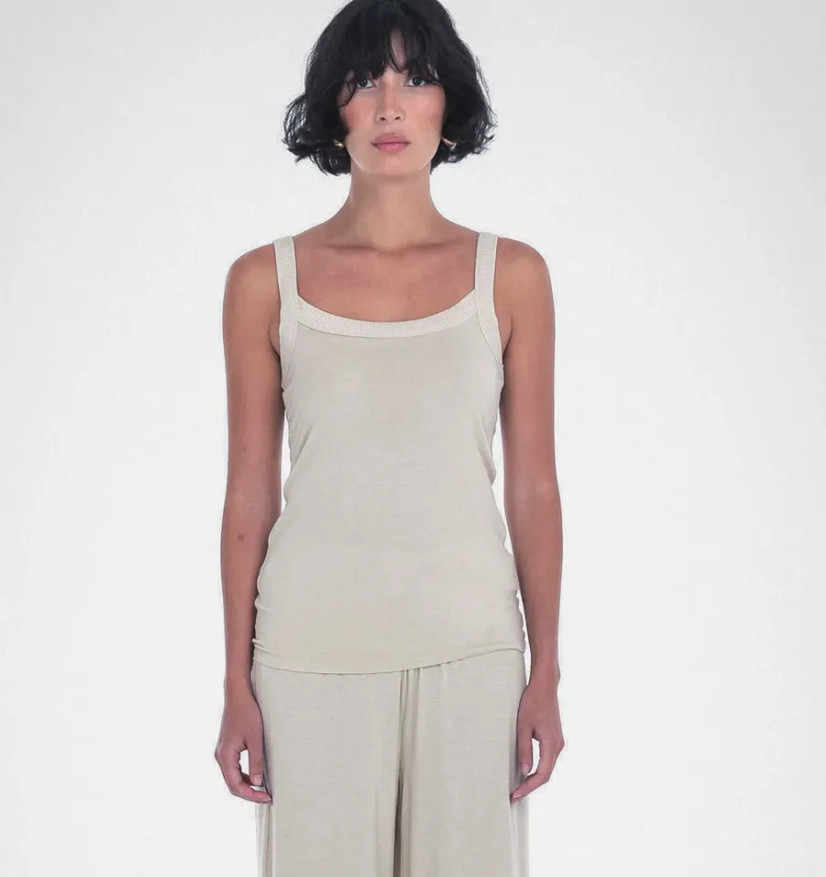 Paper Label Organic Cotton Poplin Open Back Blouse