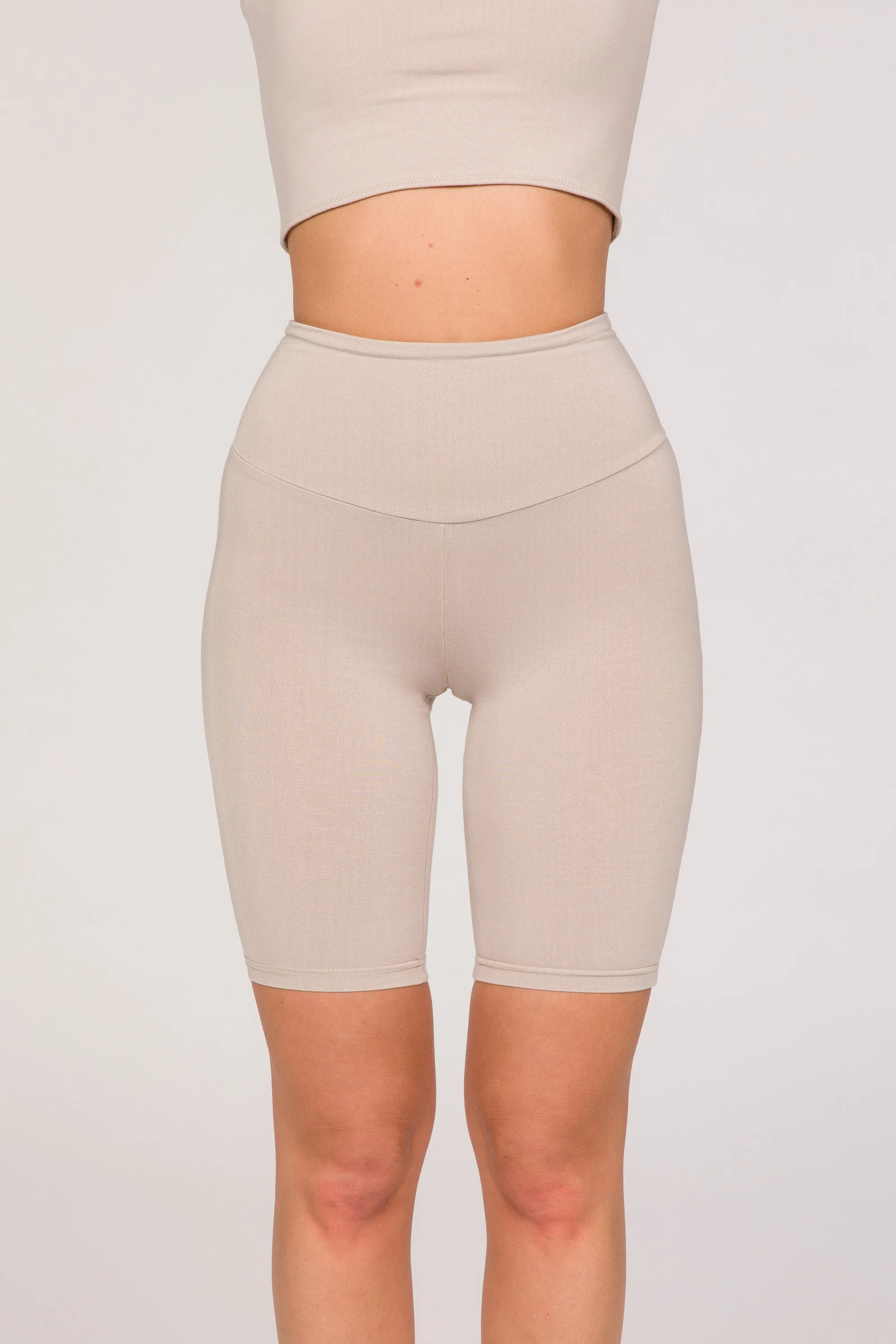 Parvati High Rise Biker Shorts - Ice