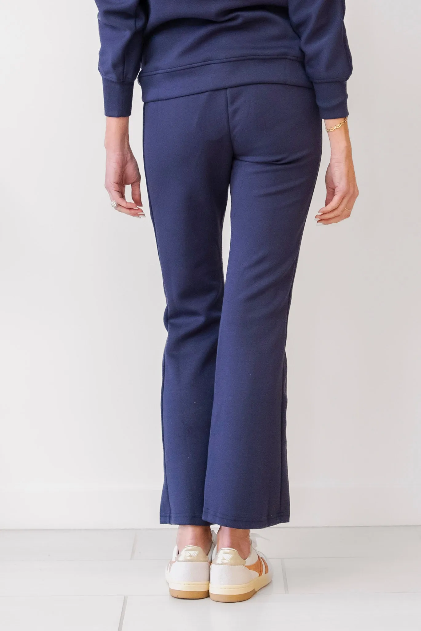 P.CILL Fitted Flares in Navy