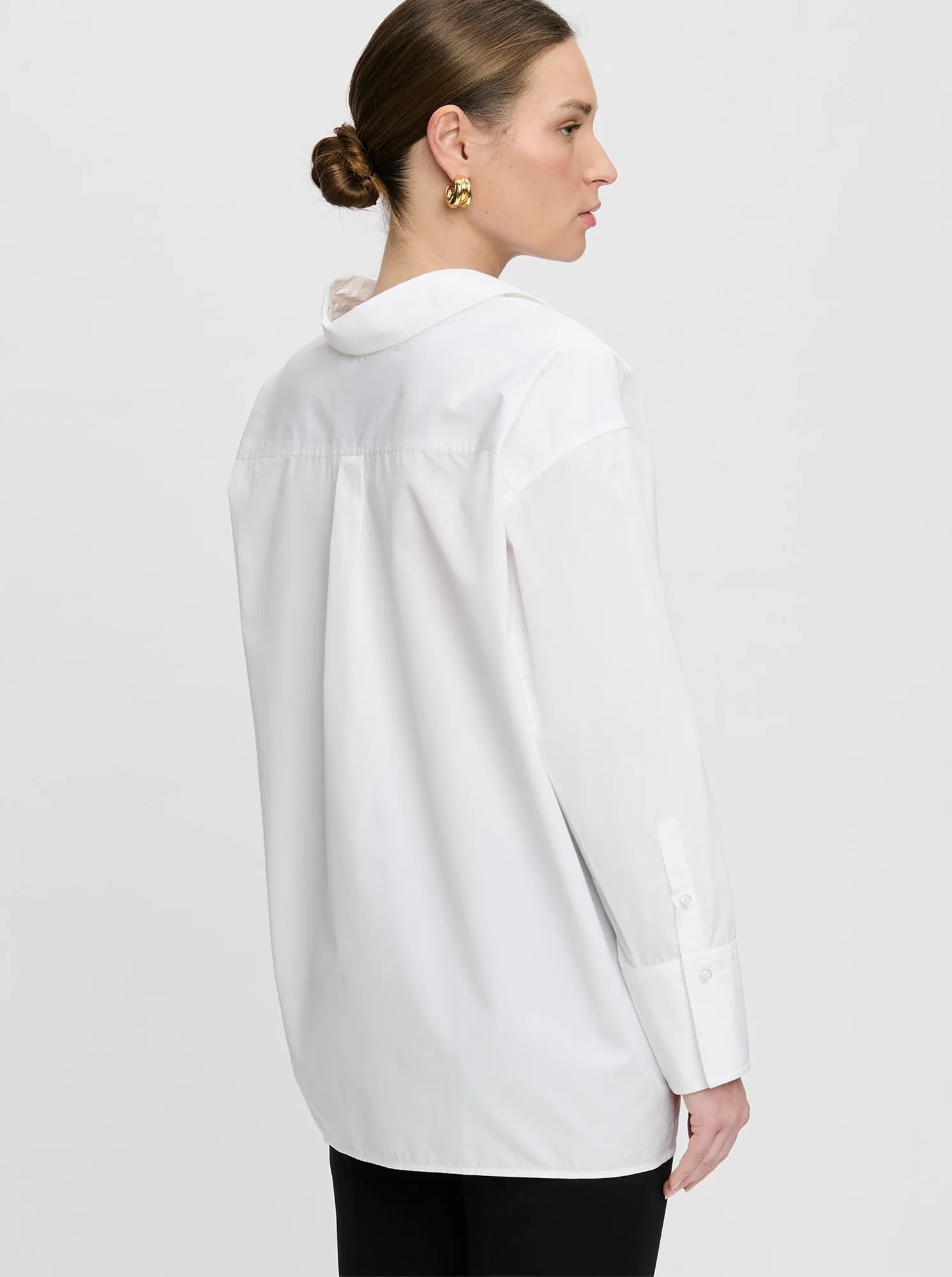 PETRA Poplin Shirt White
