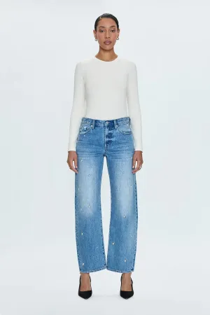 Pistola Lexi Mid Rise Bowed Straight