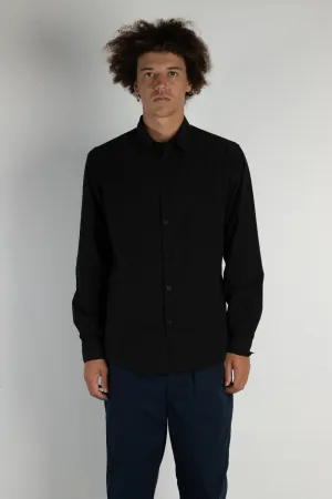 Poplin shirt black